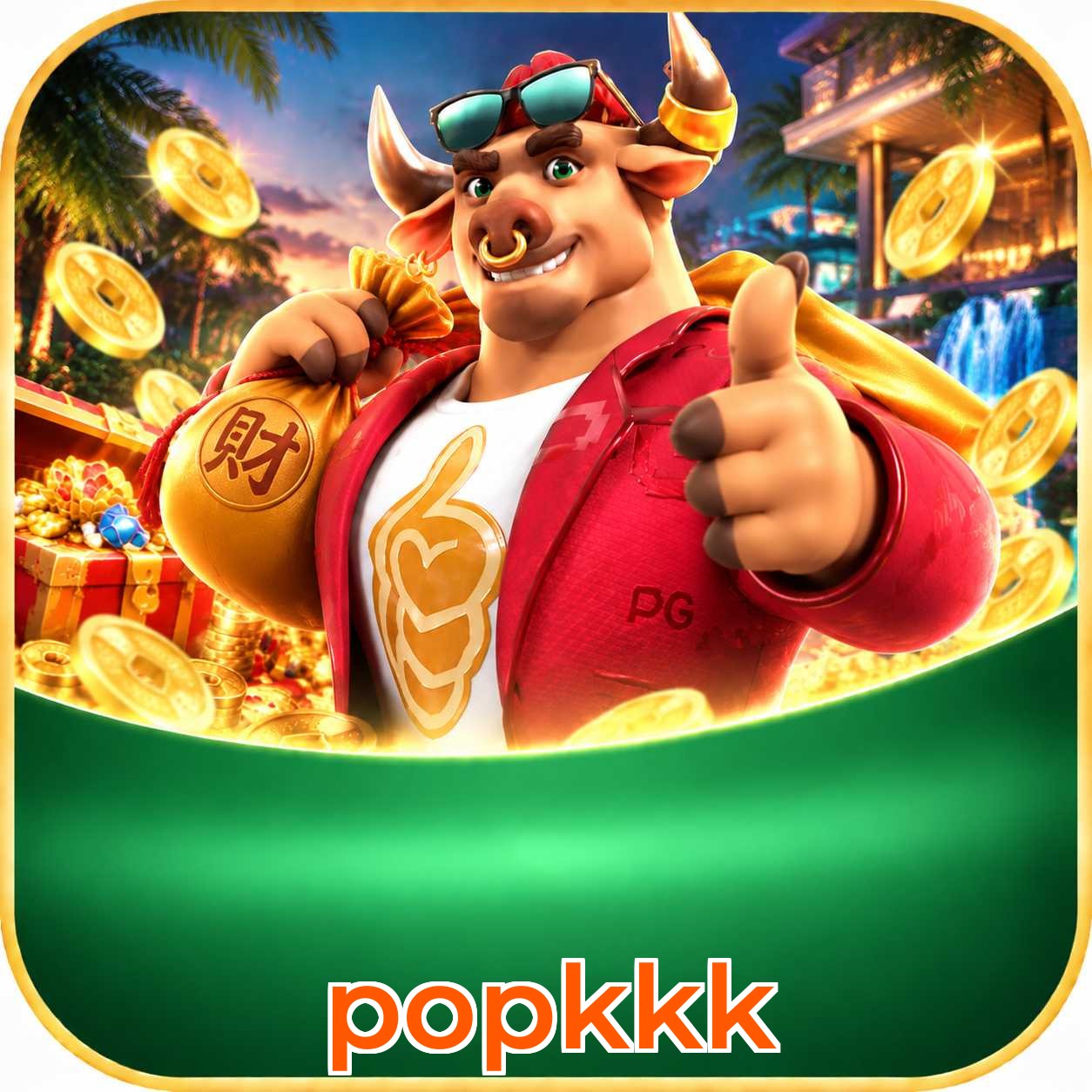 popkkk Logo - Bônus com Rollover Justo