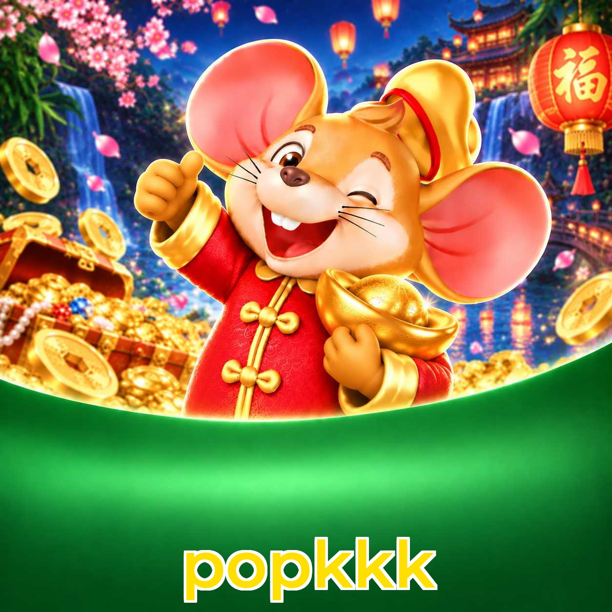 popkkk Logo - Bônus de Cadastro