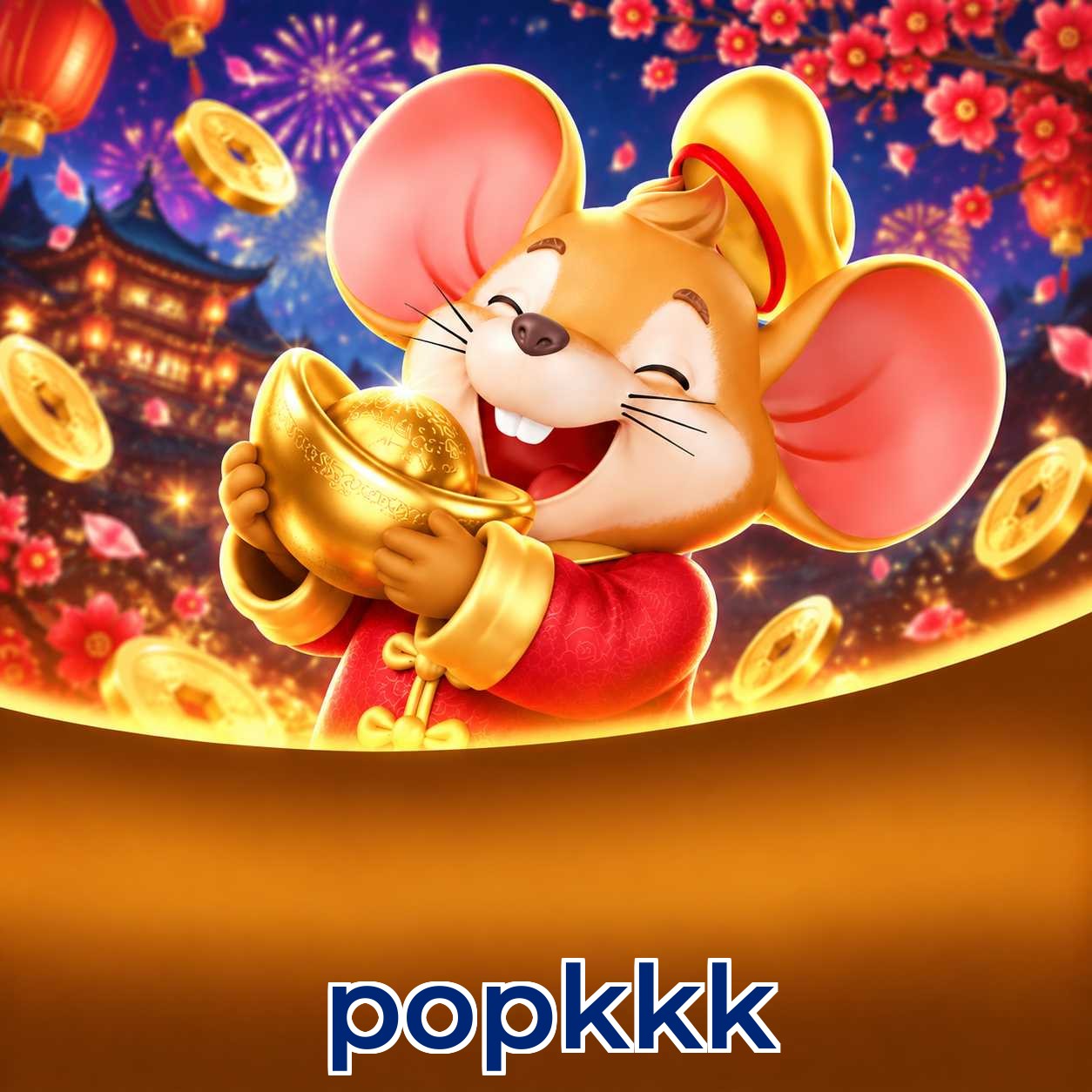 popkkk Download Speed Test Logo - Teste de Velocidade Certificado